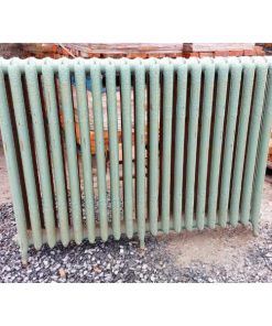 Cast Iron Radiator - Large Green Ornate- KAS479f