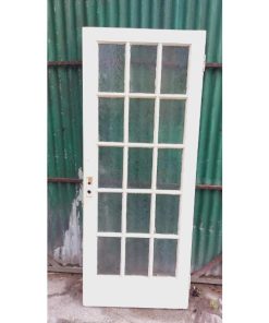 Internal Door with Ornate Glass Panels - KAS481b