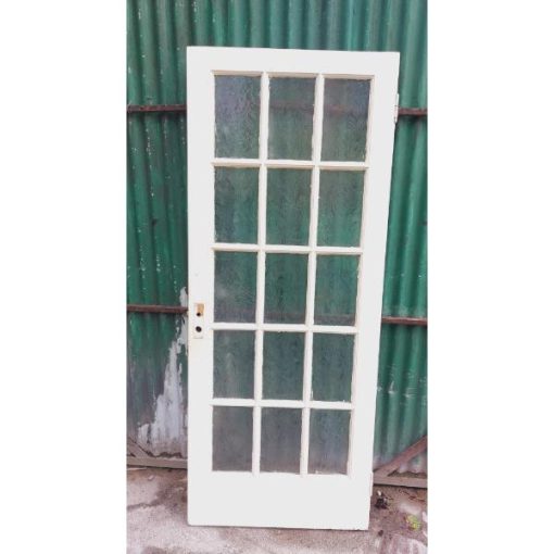 Internal Door with Ornate Glass Panels - KAS481b