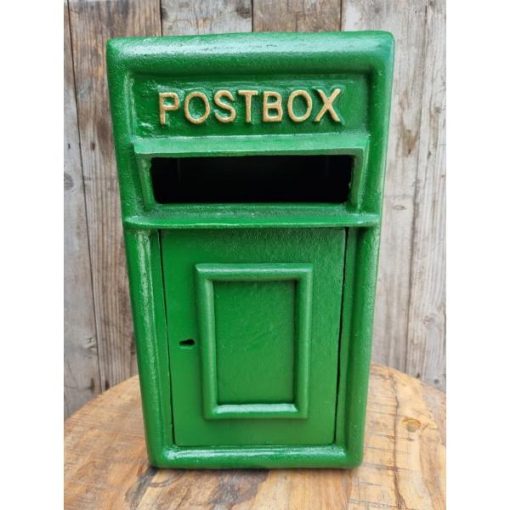 Post Box - Small - Green - Insert - H381b