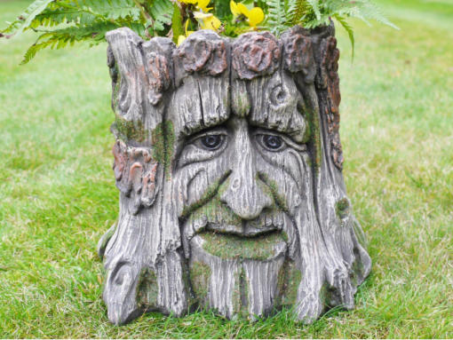 Tree Stump Planter - D4673b