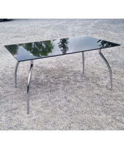 Glass Top Dining Table & Four Chairs - KAS508b