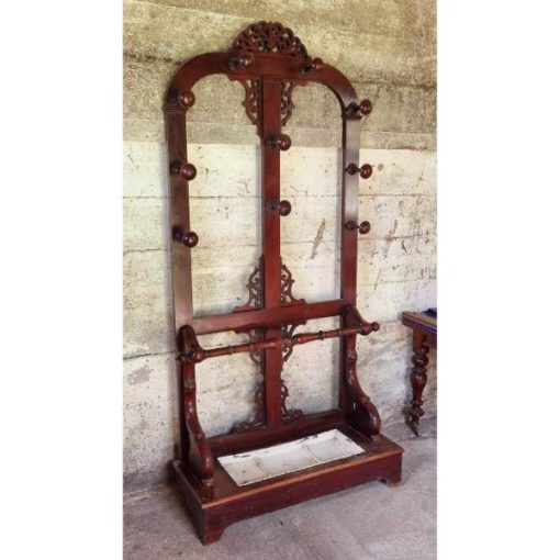 Mahogany Coat and Umbrella Stand - KAS501a