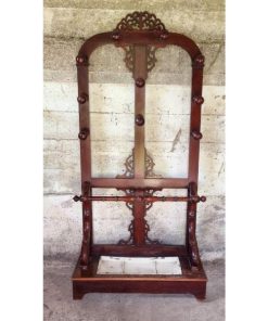 Mahogany Coat and Umbrella Stand - KAS501b