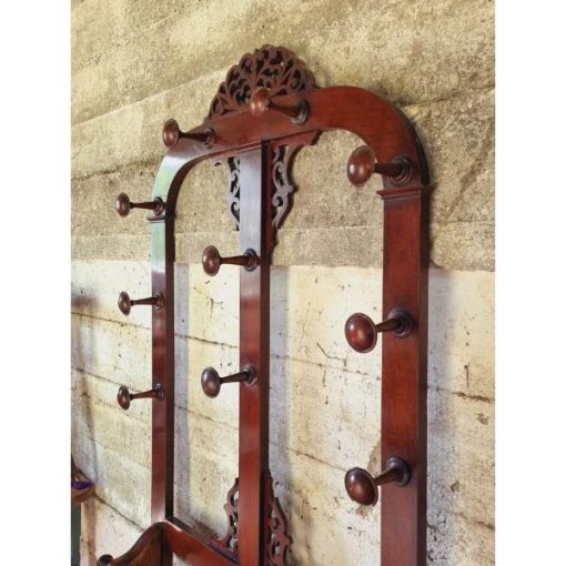 Mahogany Coat and Umbrella Stand - KAS501e