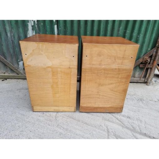 Mid Century Bedside Lockers - Pair - KAS505g