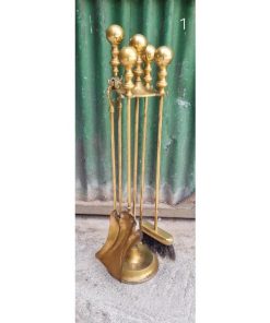 4 piece Brass Fireside Companion Set KAS536 (2)