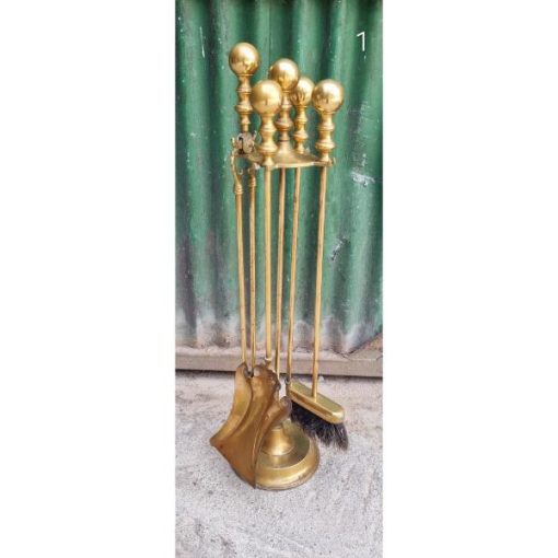 4 piece Brass Fireside Companion Set KAS536 (2)