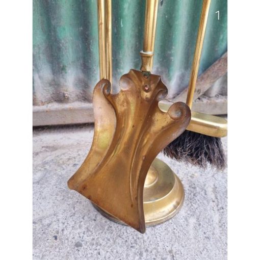 4 piece Brass Fireside Companion Set KAS536 (3)