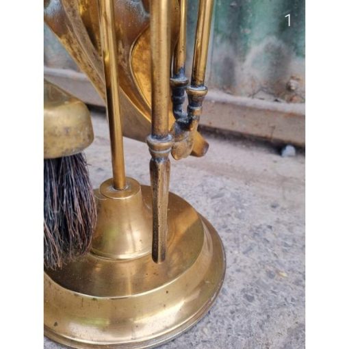 4 piece Brass Fireside Companion Set KAS536 (5)