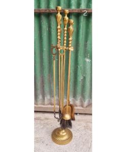 4 piece Brass Fireside Companion Set KAS537 (1)