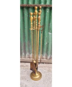 4 piece Brass Fireside Companion Set KAS537 (2)