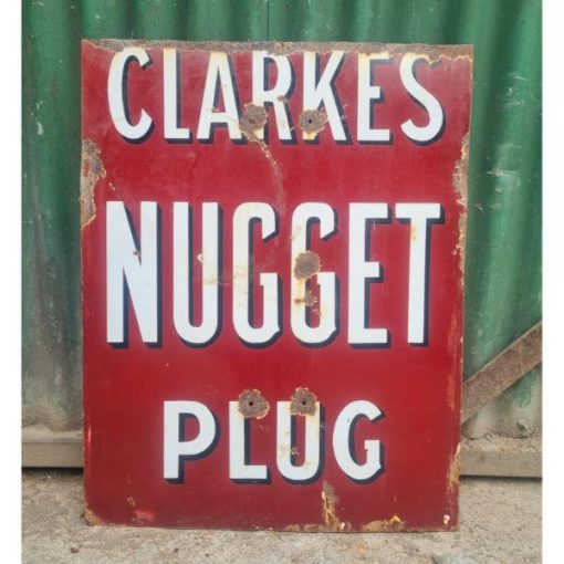 Original Clarke Nugget Plug Sign - KAS529a