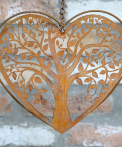 Wind Chime Tree Heart D10086