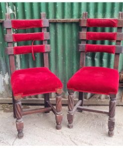 Pair of Ladder Back Hall Chairs KAS565 (2)