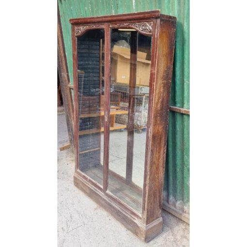 Two Door Display Cabinet with Mirror Backing KAS564 (4)