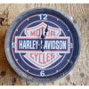 Harley Davidson Barrel Lid Clock H398