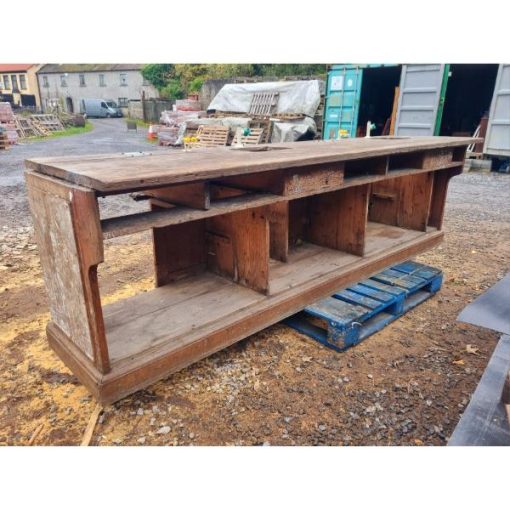 Pitch Pine Lab Desk KAS693 (8)