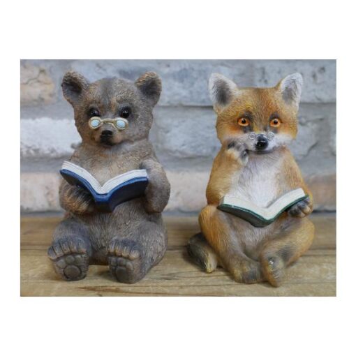 Bear and Fox Bookends D7708 (1)