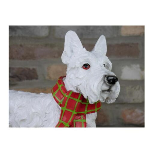 Scottie Dog with scarf D7033 (1)