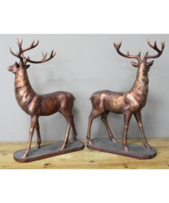 Set Of 2 Stags D10141(2)