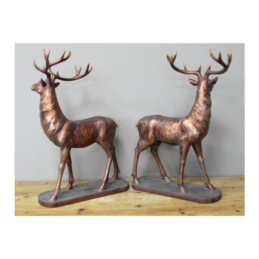 Set Of 2 Stags D10141(2)