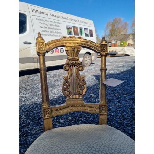 Pair of Gilt Hall Chairs KAS707 (5)