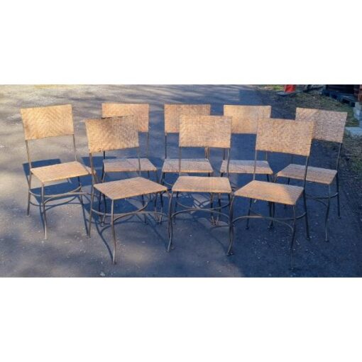 Set of 8 Wicker Chairs KAS737 (1)