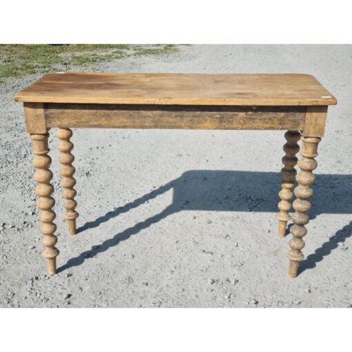 Antique Side Table with Bobbin Legs KAS768 (6)