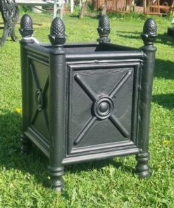 Cast Iron Box Planters CH-R-1337B (1)