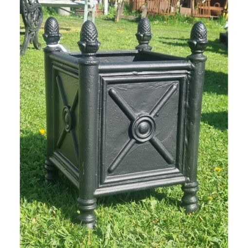 Cast Iron Box Planters CH-R-1337B (1)