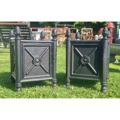 Cast Iron Box Planters CH-R-1337B (3)