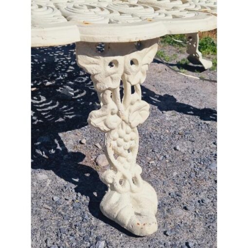 Cast Iron Tree Bench White CH-717-W (5)