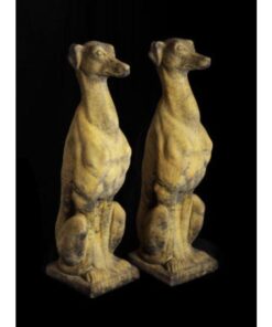 Small Sitting Greyhound EG007