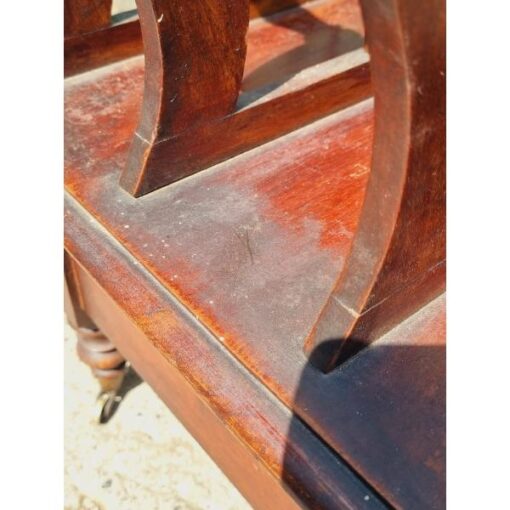 Antique Canterbury Magazine Rack KAS810 (1)