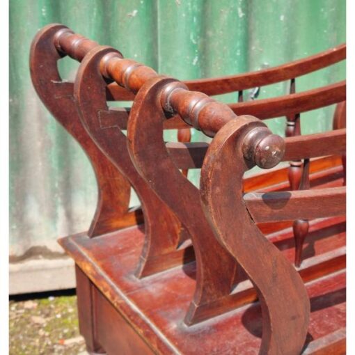 Antique Canterbury Magazine Rack KAS810 (5)