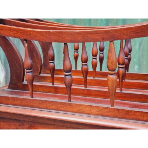 Antique Canterbury Magazine Rack KAS810 (7)