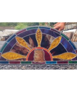 Arched Stained Glass Panel KAS804 (1)