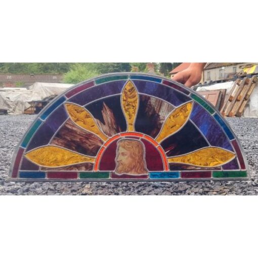 Arched Stained Glass Panel KAS804 (1)