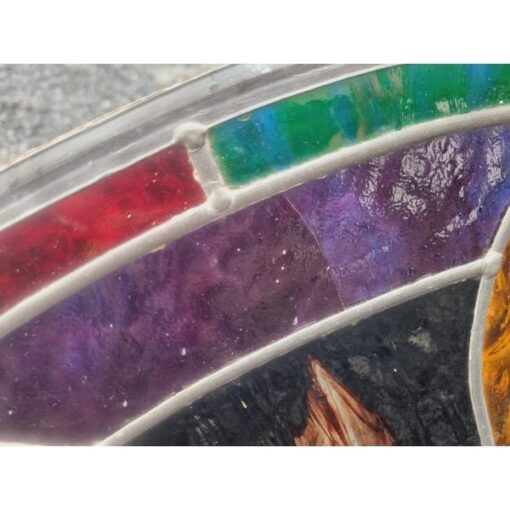 Arched Stained Glass Panel KAS804 (4)