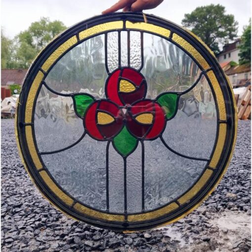 Circular Stained Glass Panel KAS803 (4)