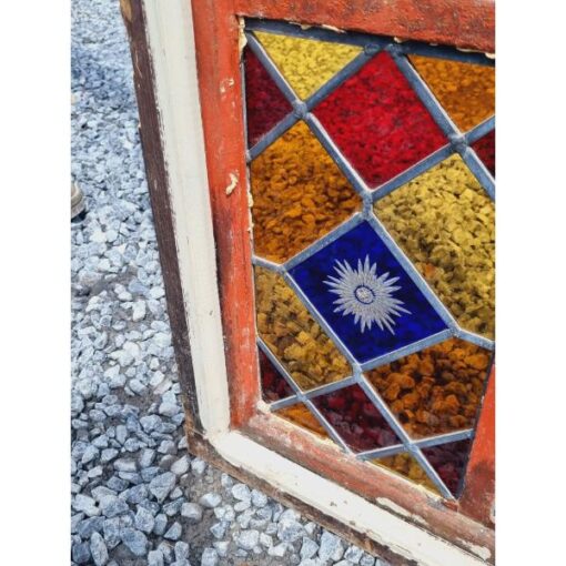 Gothic Style Arch Stained Glass Panel KAS797 (5)