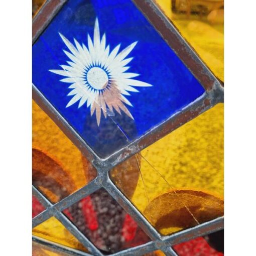 Gothic Style Arch Stained Glass Panel KAS797 (6)