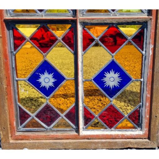 Gothic Style Arch Stained Glass Panel KAS797 (7)