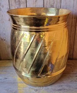 Large Brass Planter Bucket KAS809 (4)