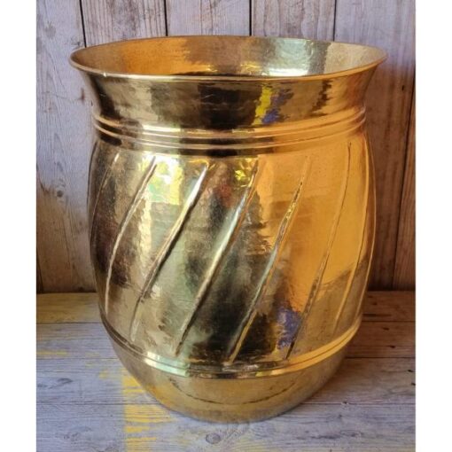 Large Brass Planter Bucket KAS809 (4)