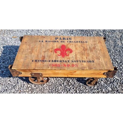 Railway Cart Coffee Table KAS805 (1)