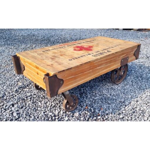 Railway Cart Coffee Table KAS805 (4)
