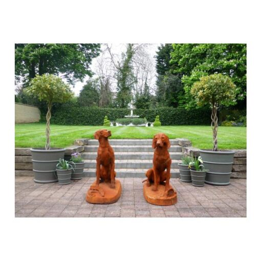Rusty Pair of Gun Dogs D8839 (2)