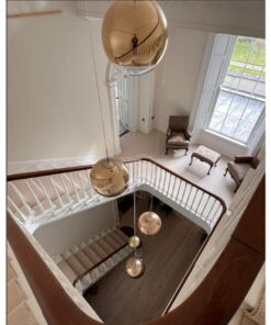 Set of 5x Gold Pendant Ceiling Lights KAS814 (6)